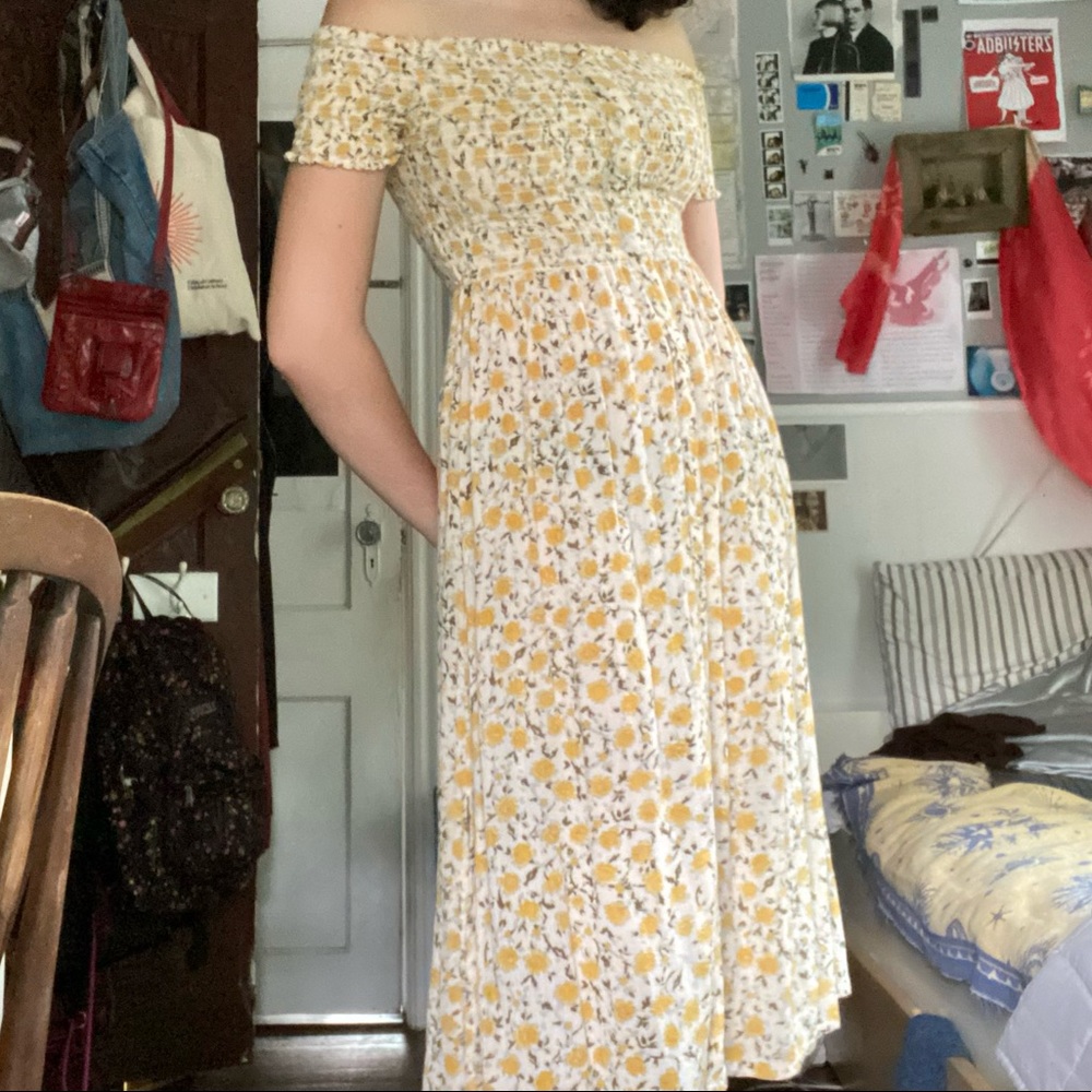 urban outfitters across the shoulder sundress.